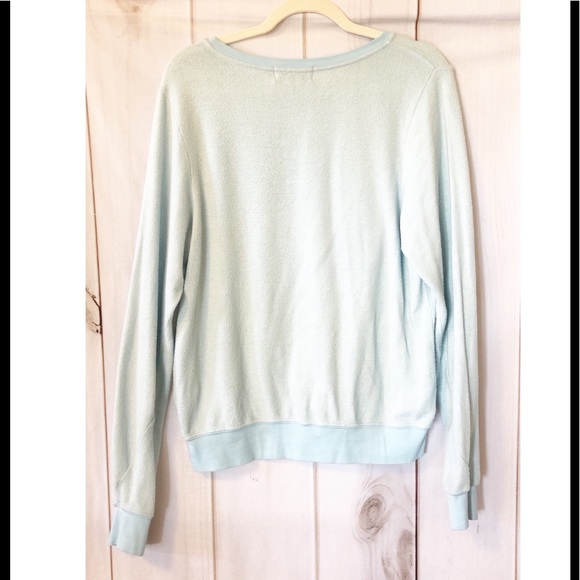 Dream Scene Rainbow Bright blue Pullover Sweatshirt S - Picture 5 of 11